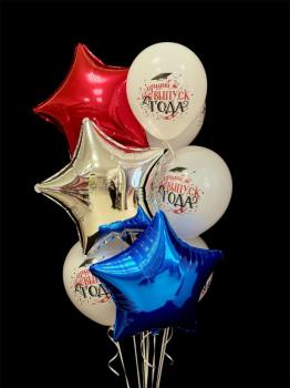 Букет Выпускник! Лучший выпуск года 9 шт