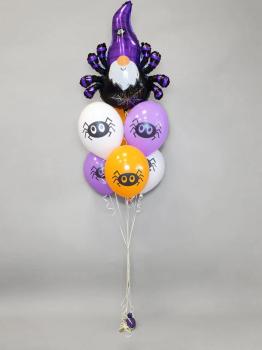 Букет Гном паук фиолетовый  7 шт Букет Гном паук фиолетовый  7 шт
