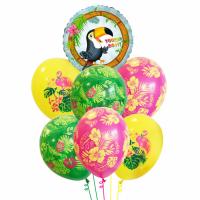 Букет Гавайская вечеринка Тукан №2 7 шт