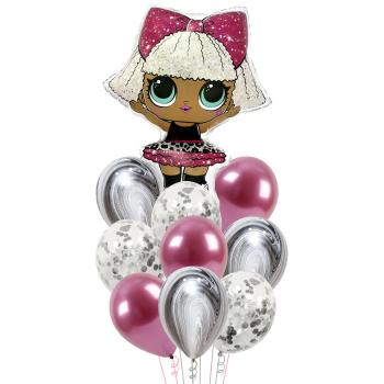 Букет Куклы Лол Diva 10 шт