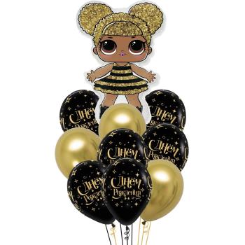 Букет С Днем Рождения Куклы Лол Queen Bee 10 шт