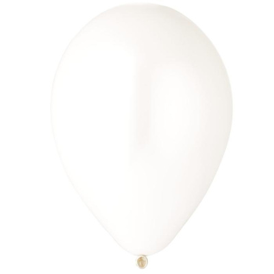 Шар И 5"/01 Пастель белый 100 шт