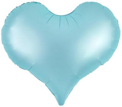 Шар фольга без рисунка Сердце 24" голубое матовое Люкс (FL) Шар фольга без рисунка Сердце 24" голубое матовое Люкс (FL)