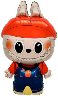 Шар фольга Фигура Плюшевый Эльф в комбинезоне (FL)