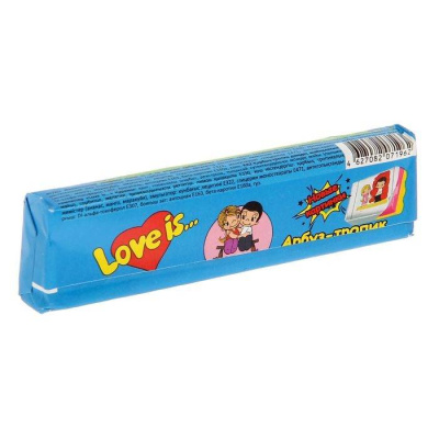 Жевательная конфета Love is Арбуз-тропик 20 гр 1 шт Жевательная конфета Love is Арбуз-тропик 20 гр 1 шт
