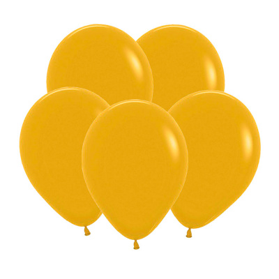 Шар S 12" Пастель горчичный 100шт