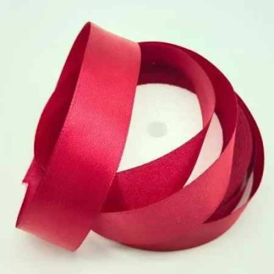Лента атласная 25мм*23м бордовый 1 шт  