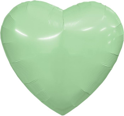 Шар фольга без рисунка Сердце 36" Олива (Ag)