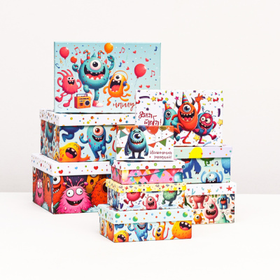 Коробка прямоуг Монстрики №6 22*14*8,5 см 1 шт
