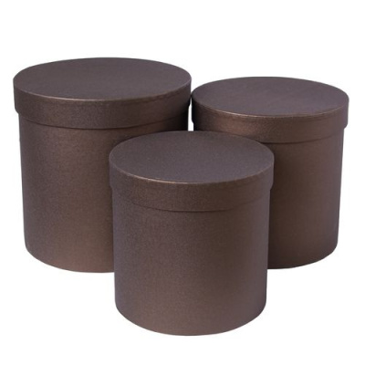 Коробка Тубус шоколад перламутр 17,5*17 см 1 шт Коробка Тубус шоколад перламутр 17,5*17 см 1 шт