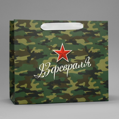 Пакет ламинат Звезда 27*23*11,5 см 1 шт