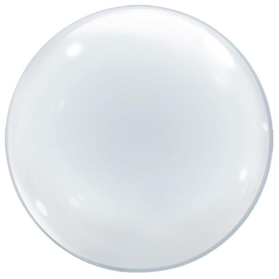 Шар фольга без рисунка Сфера Бабл 24" прозрачный 1 шт ВЗ Шар фольга без рисунка Сфера Бабл 24" прозрачный 1 шт ВЗ