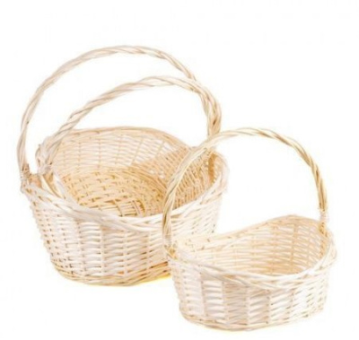 Корзина плетеная Ива натур. круг 30*30*15см 1 шт