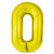 Шар Цифра 0 золото Слим 100 см (FM) Шар Цифра 0 золото Слим 100 см (FM)