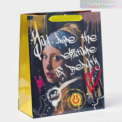 Пакет ламинат Граффити 26*32*12 см 1 шт