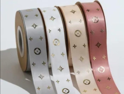 К Лента атласная Бренд микс 25мм*23м 1 шт