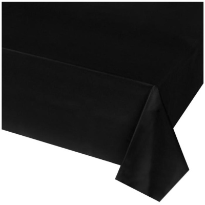 Скатерть Веселая Затея п/э Черная 1,4*2,75 м ВЗ Скатерть Веселая Затея п/э Черная 1,4*2,75 м ВЗ