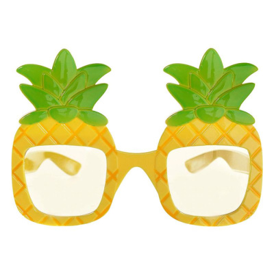 Очки Ананасы желтые 1 шт  Очки Ананасы желтые 1 шт