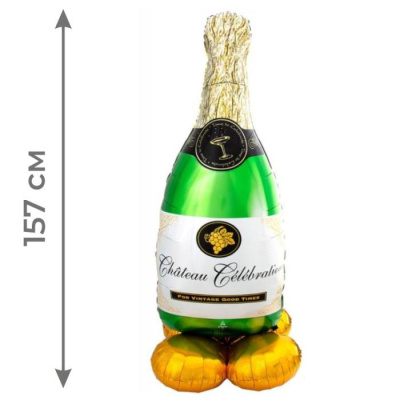 Фигура Шампанское надутая воздухом 1 шт 