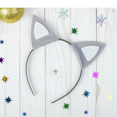 Ободок ушки Волк 1 шт