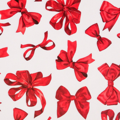 Бумага глянцевая Банты 50*70 см 1 шт