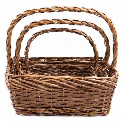 Корзина плетеная Ива прямоугольник 32*25*14см 1 шт