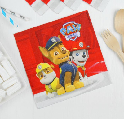 Салфетка Щенячий патруль 33*33 20 шт Салфетка Щенячий патруль 33*33 20 шт