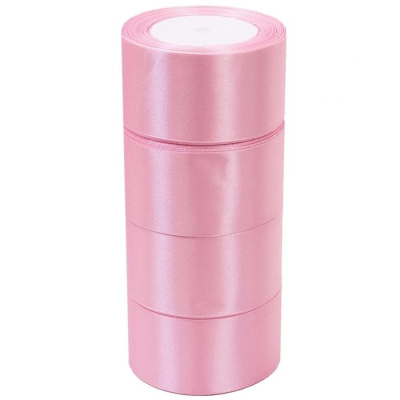 Лента атласная 50мм*23м св.розовая 1 шт Лента атласная 50мм*23м св.розовая 1 шт