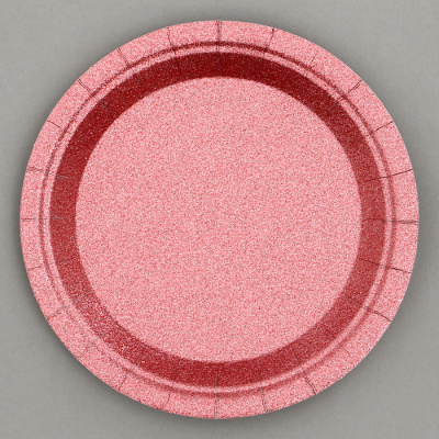 Тарелка бум. Блеск бордо 18 см 6 шт Тарелка бум. Блеск бордо 18 см 6 шт