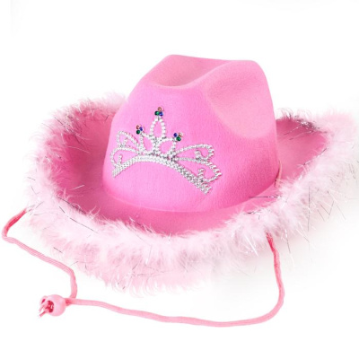Шляпа Кантри Гламур розовая 1 шт