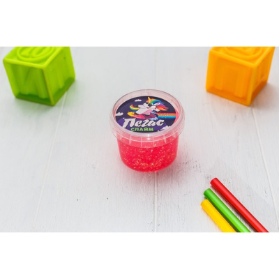 Слайм Пегас коралл 90 г Слайм Пегас коралл 90 г