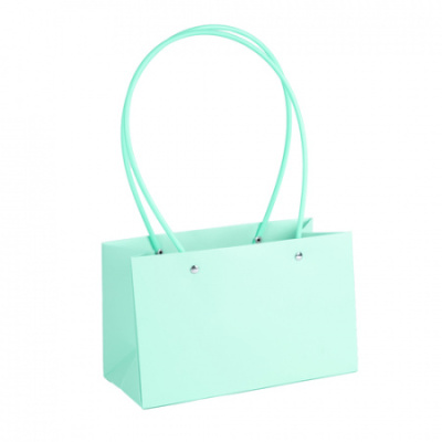 Сумочка для цветов светло-голубая 22*10,5*13,5 см 1 шт