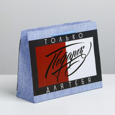 Пакет ламинат Подарок 23*18*8 см 1 шт