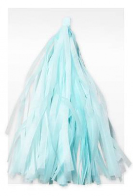 Гирлянда Тассел голубая 3 м 12 листов