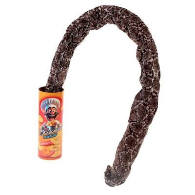 Прикол-игрушка со змеёй Банка чипсов 1 шт Прикол-игрушка со змеёй Банка чипсов 1 шт