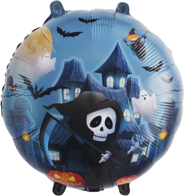 Шар Круг фольга 18" Дом с привидениями (Fl)