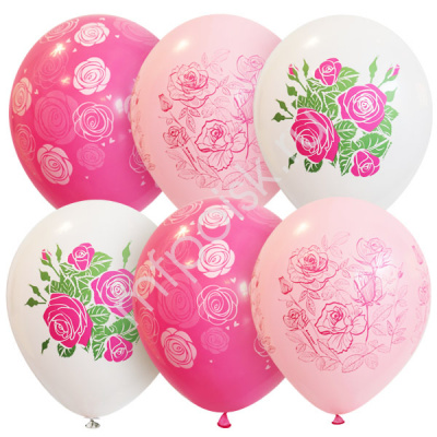 Шар М 12" Пастель Розы 25 шт