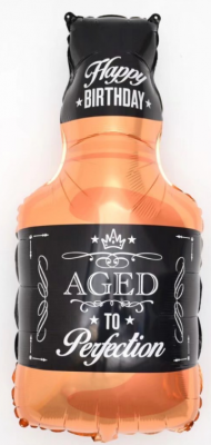 Шар фольга Фигура Бутылка Виски (ВЗ)