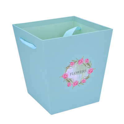 Коробка Трапеция бирюзовый 17*17*18см 1 шт Коробка Трапеция бирюзовый 17*17*18см 1 шт