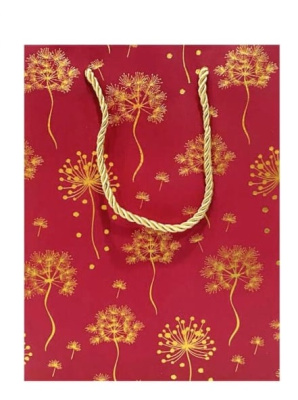 К Пакет ламинат Одуванчики 18*23*10 см цвет микс 1 шт