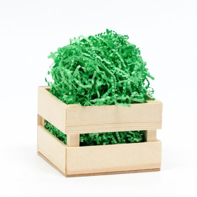 Наполнитель декор бумажный зелёный 100 гр 1 шт 