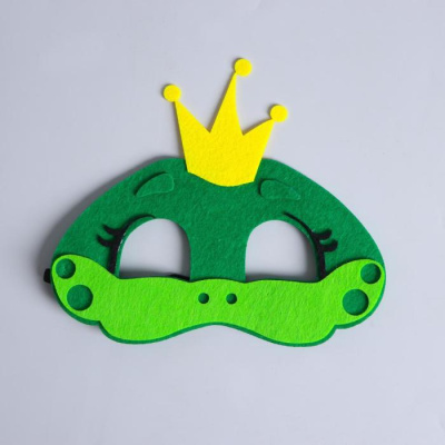 Маска фетр Лягушка 1 шт