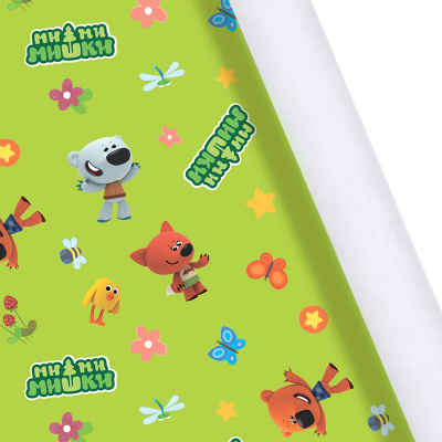 Бумага упаковочная Ми-ми-мишки 60*89 см 1 шт