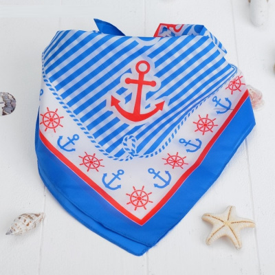 Бандана Морское путешествие 55*55 см  1 шт