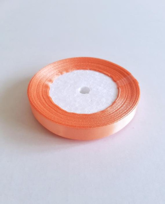 Лента атласная 10мм*23м персиковый 1 шт Лента атласная 10мм*23м персиковый 1 шт