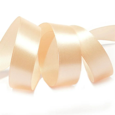 Лента атласная 25мм*23м бежевый 1  шт