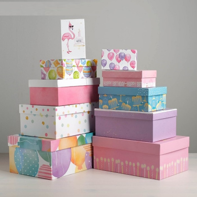 Коробка прямоуг Happy Birthday №6 22*14*8,5 см рис микс 1 шт Коробка прямоуг Happy Birthday №6 22*14*8,5 см рис микс 1 шт