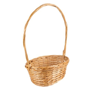 Корзина плетеная Ива натур. овал 33*54*14 1 шт