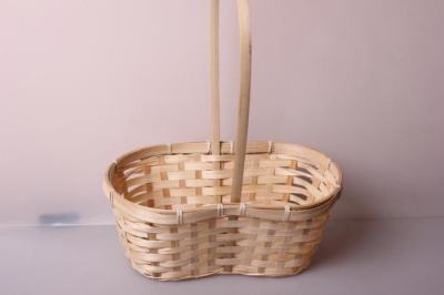 Корзина плетеная Бамбук D31*18*17*HH42см 1 шт