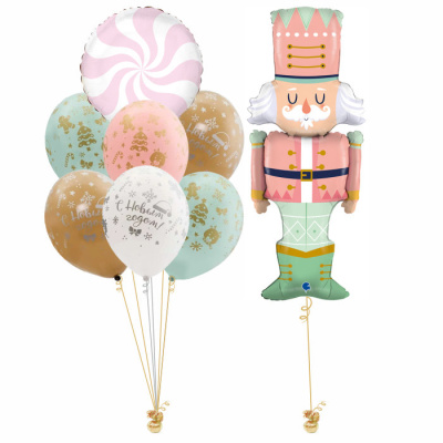 Сет из воздушных шаров Щелкунчик сладости 8 шт 